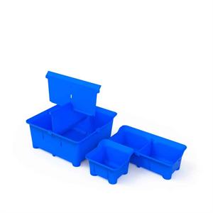 Rousseau Plastic Bin - 3"W x 3"D x 2"H