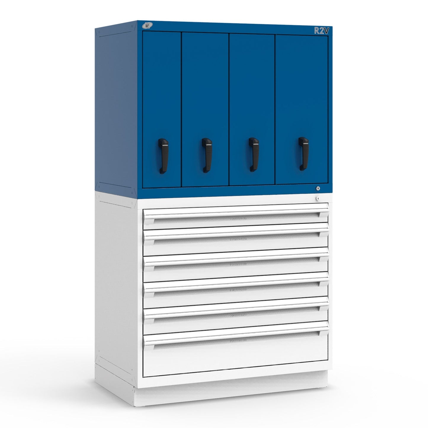 Rousseau Vertical Drawer Cabinet 48"W x 27"D - 48"W x 27"D x 30"H
