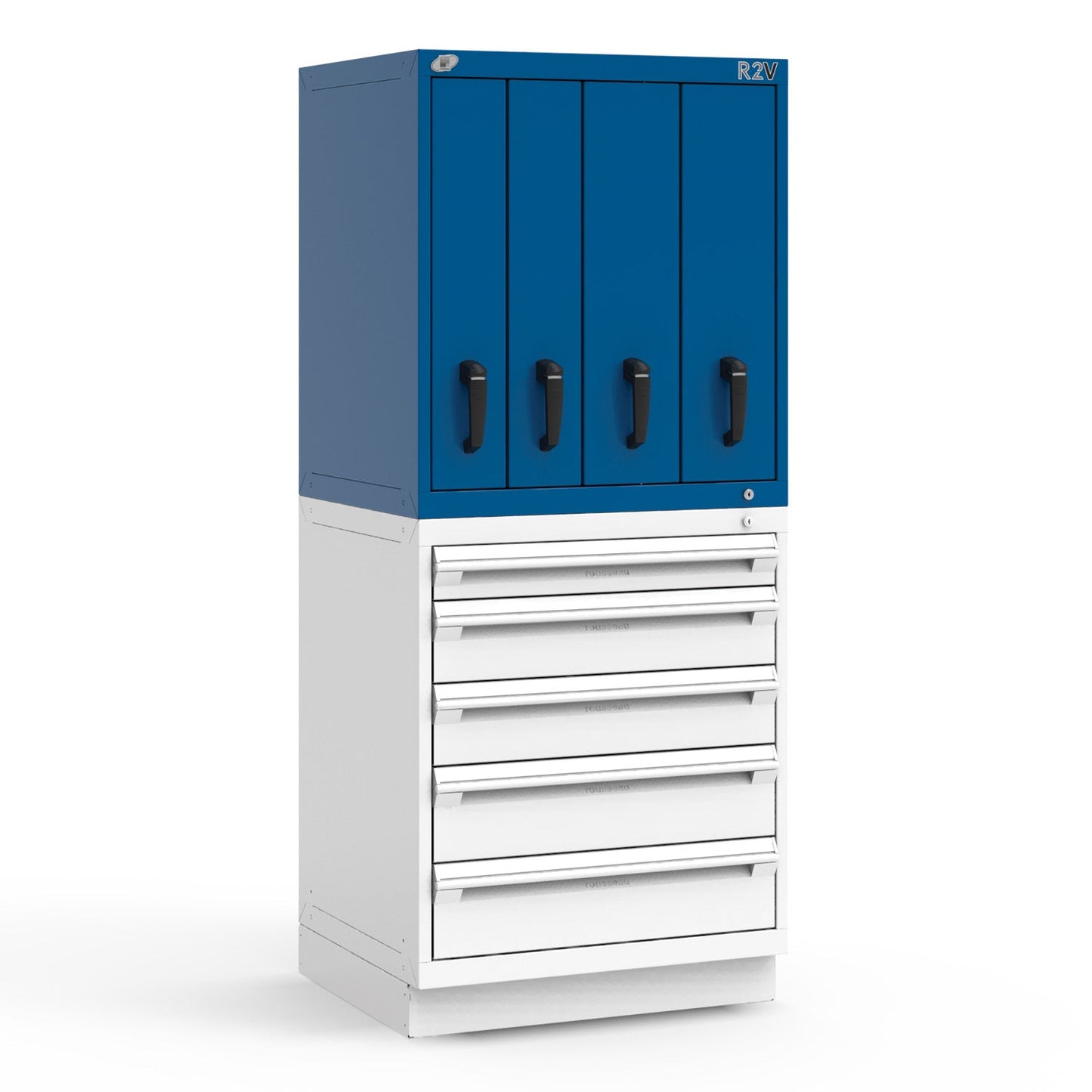 Rousseau R2V Vertical Storage (4 Drawers 6"/6"/8"/8") - 30"W x 24"D x 30"H