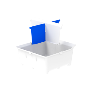Rousseau Plastic Bin Partition - 3"D x 2"H