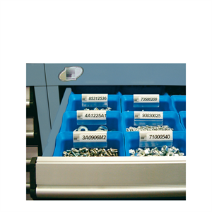 Rousseau 1"H Label Holder with Adhesive Strip