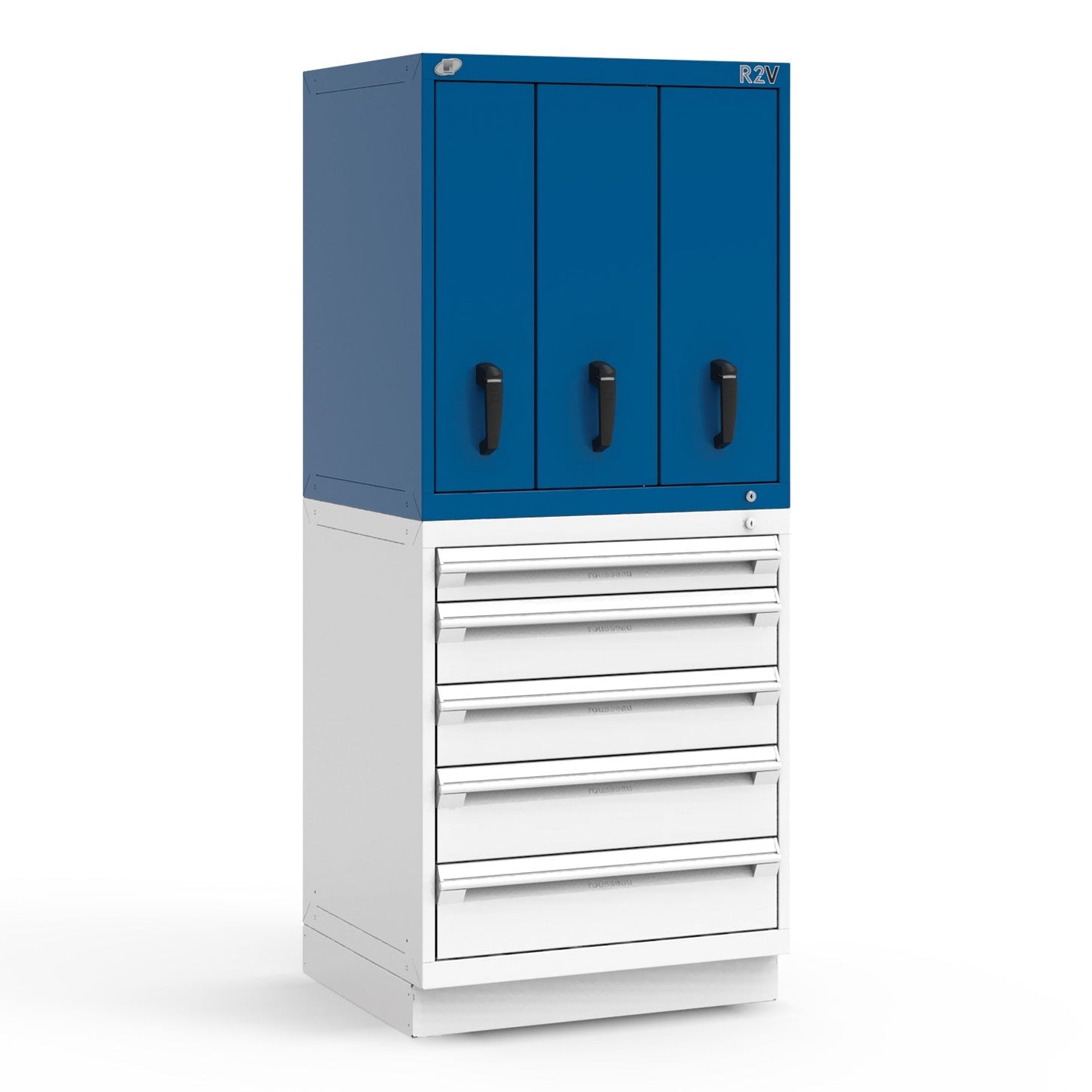 Rousseau R2V Vertical Storage (3 Drawers 8"/10"/10") - 30"W x 27"D x 30"H