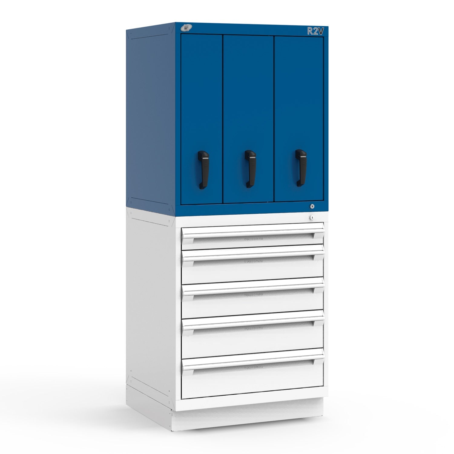 Rousseau R2V Vertical Storage (3 Drawers 8"/10"/10")