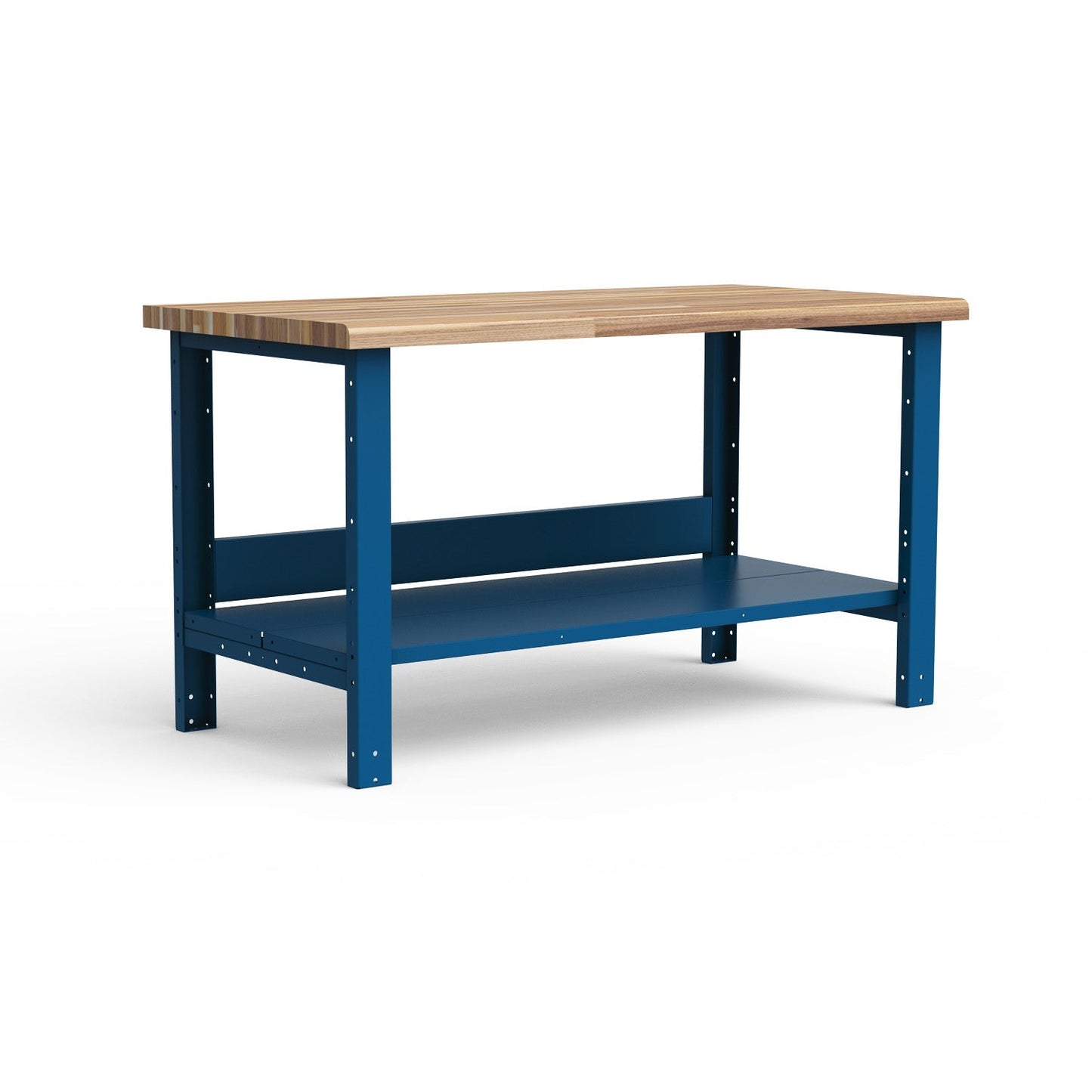 Open Workbench w/ Shelves (72"W X 30"D X 34"H) - Painted Steel