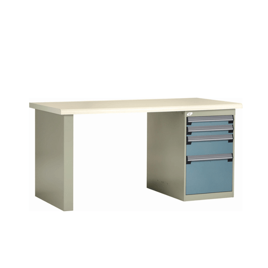 Workbench with L Cabinet (60"W X 30"D X 30"H)