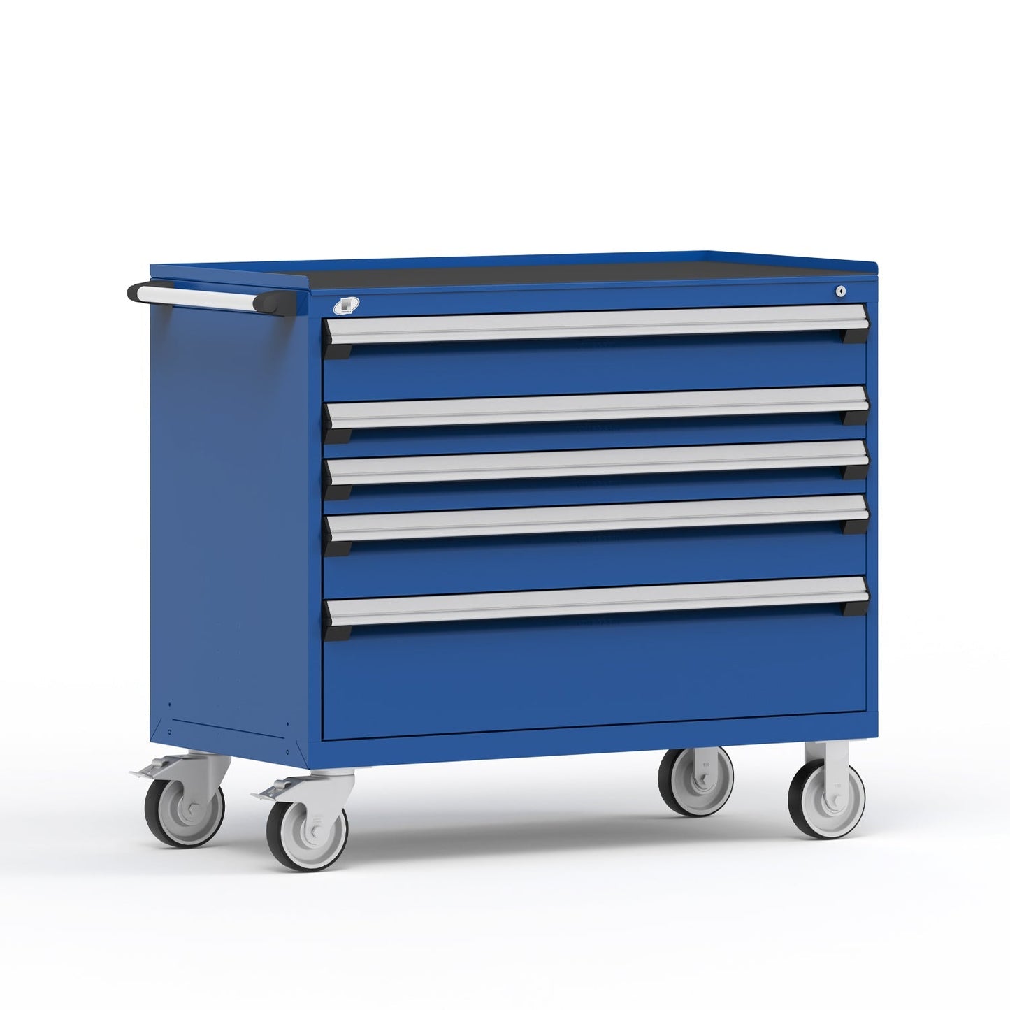 Rousseau Mobile Cabinet In Stock 48"W X 24"D X 42 1/2" - Avalanche Blue