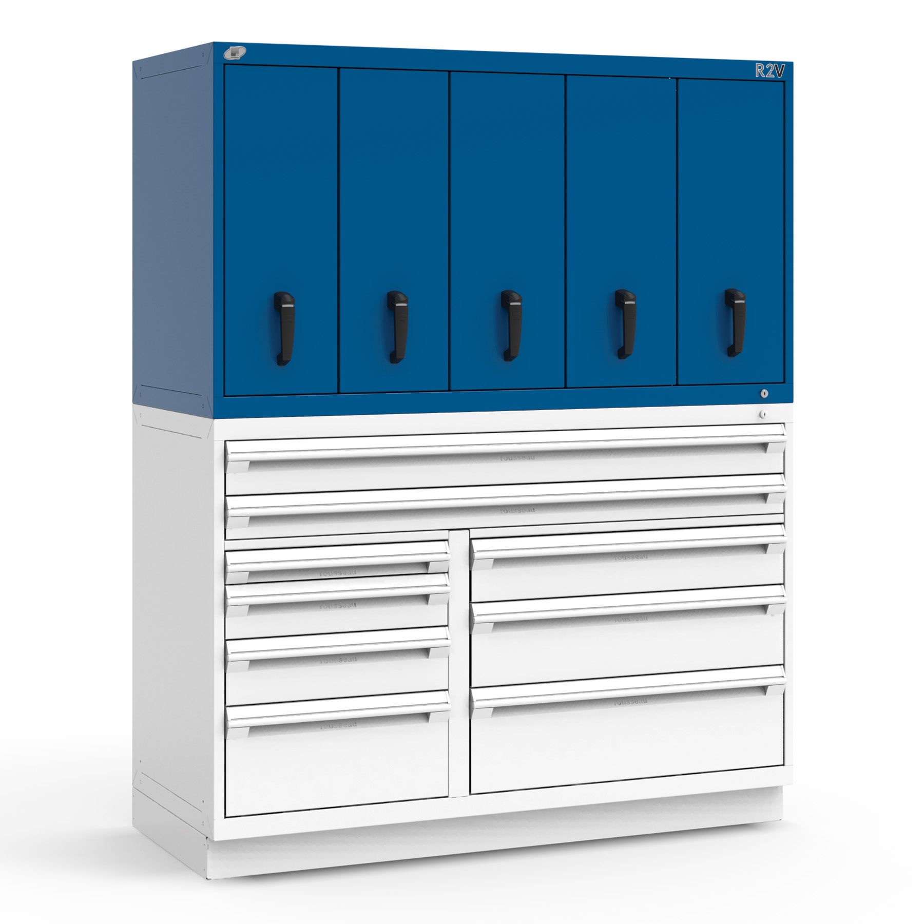 Rousseau Vertical Tool Cabinet 60"W x 24"D (5 Drawers)